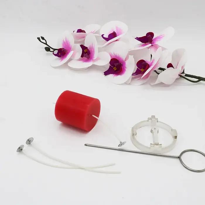 Bricolage artisanat fabrication de bougies moule cylindrique PC résistant aux hautes températures modèle en plastique