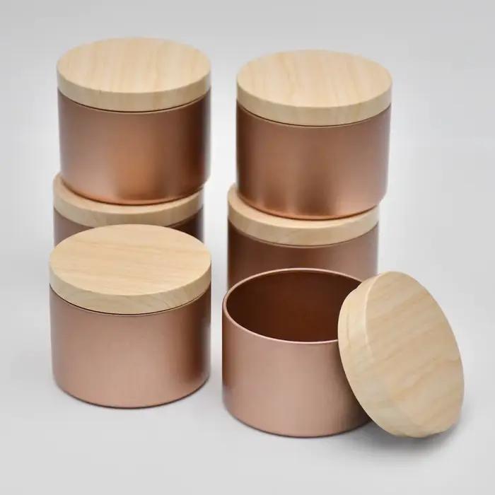 Boîtes à bougies 4oz/8oz 12 pièces, récipients à bougies pour la fabrication de bougies, pots à boug