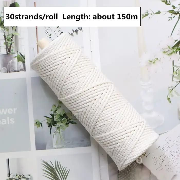 Mèche de bougie tissée en coton, 1 pièce, fournitures de fabrication de bougies faites à la main, mo