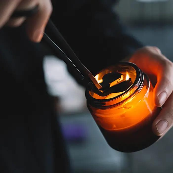 Cisailles à mèche pour bougie parfumée, 1 pièce