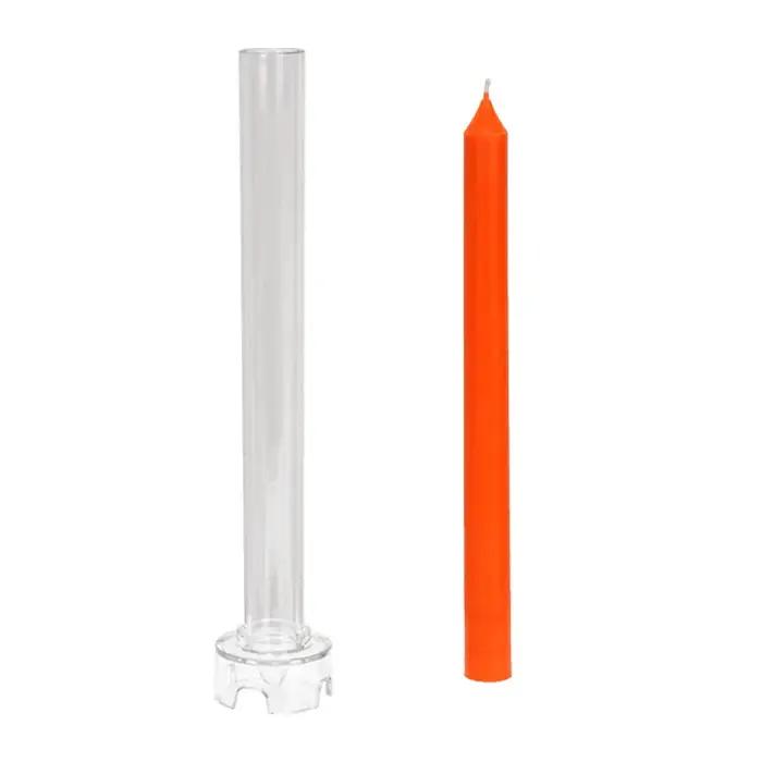 Nouveau moule à bougie cylindrique à longue tige
