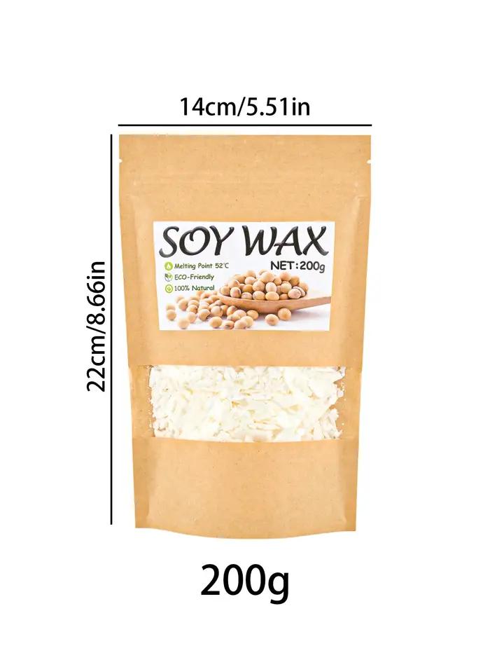 100g-1000g cire de soja naturelle bricolage bougies faites à la main artisanat faisant des fournitures 100% flocons
