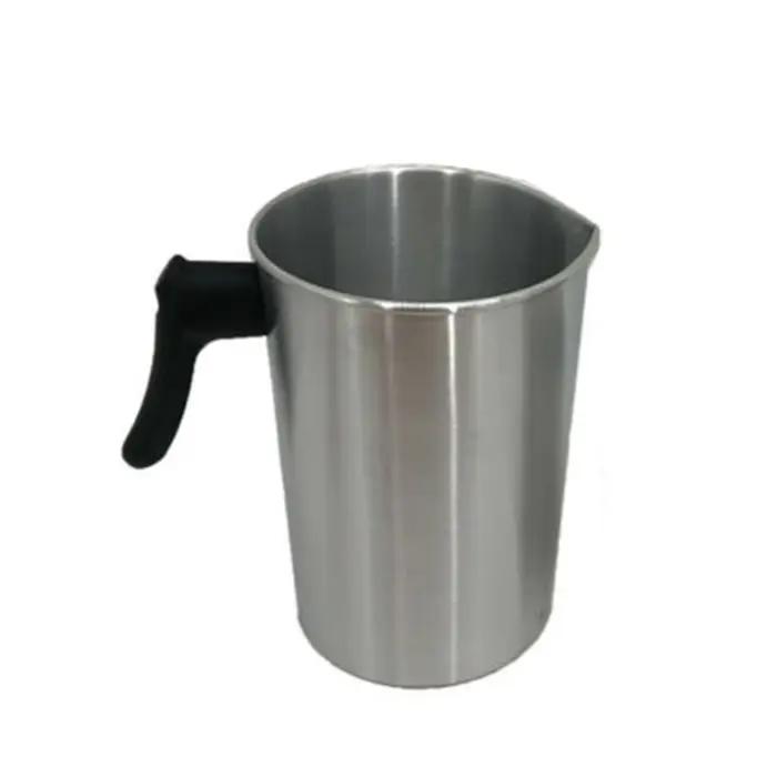 Pot de fusion de bougie en acier inoxydable, tasse de fusion d'avertissement, pot verseur exécutif pour la maison, bricolage, 1.2 L, 3L