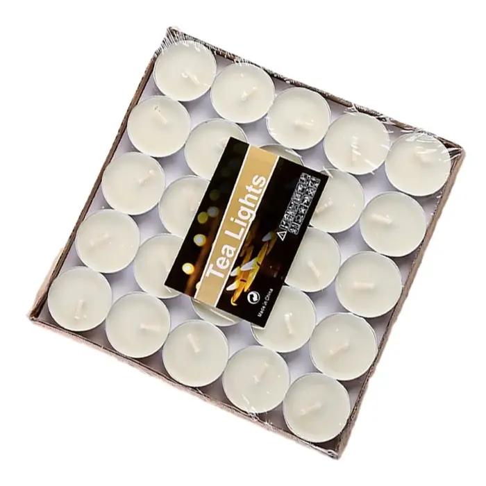 Bougie chauffe-plat en cire de paraffine