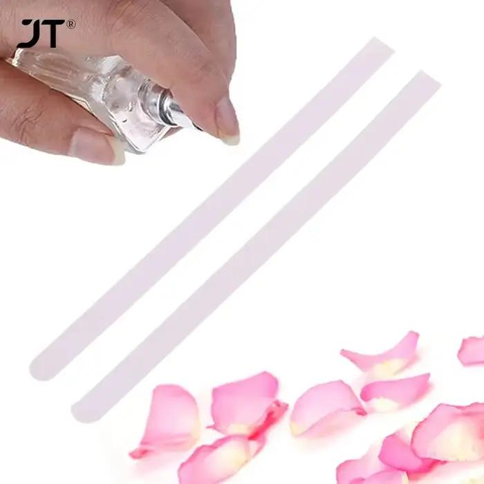 100 pièces aromathérapie parfum parfum huiles essentielles Test testeur bandes de papier désodorisation étendre parfum 130*8MM