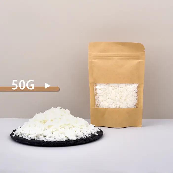 Bougie parfumée en flocons de cire de soja naturelle 50/100g, matière première, fabrication de bougi