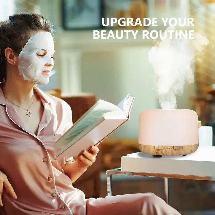 Diffuseur d'arôme OTHAI avec humidificateur d'air, lumières LED colorées et télécommande pour aromathérapie et bien-être à domicile occasions spéciales