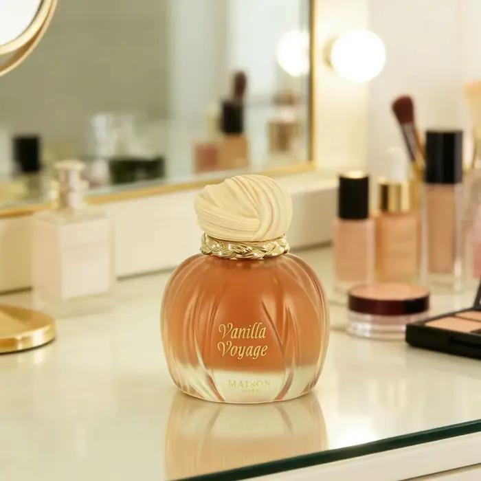 Bougie parfumée vanille pour femmes arabes parfum luxueux chaleureux notes caramel jasmin miel ambre musc occasion spéciale soirée mariage valeur de collection cadeau