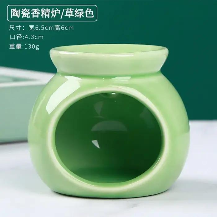 Brûleur d'arômes en céramique pour aromathérapie, diffuseur d'huiles essentielles, chauffe-cire fondue, décor de salon, cadeau pour occasions spéciales