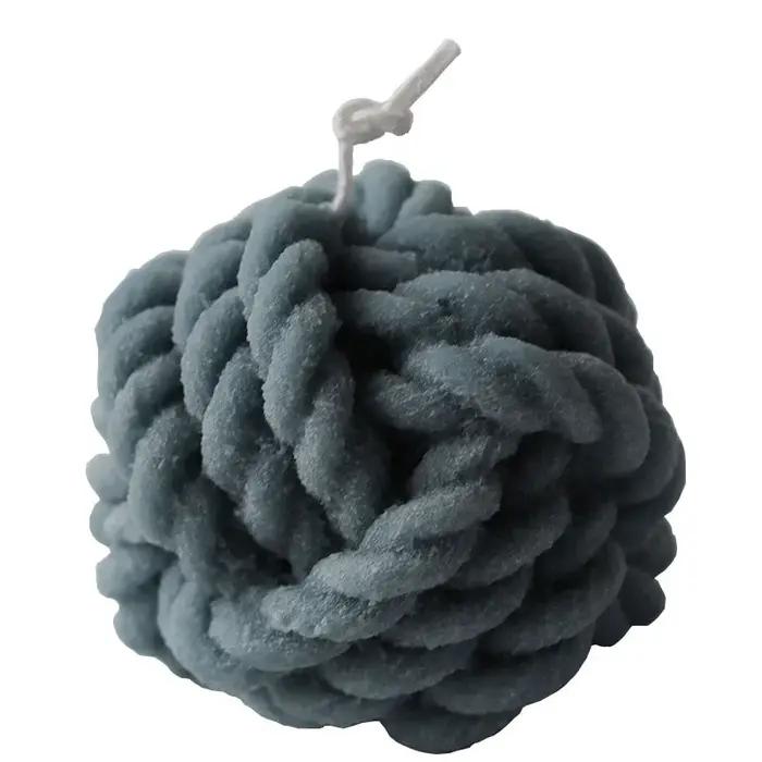 Moule à bougie en forme de laine 3D