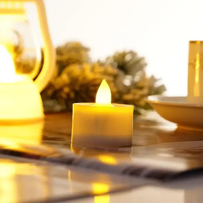 Nouvelles bougies solaires sans flamme LED