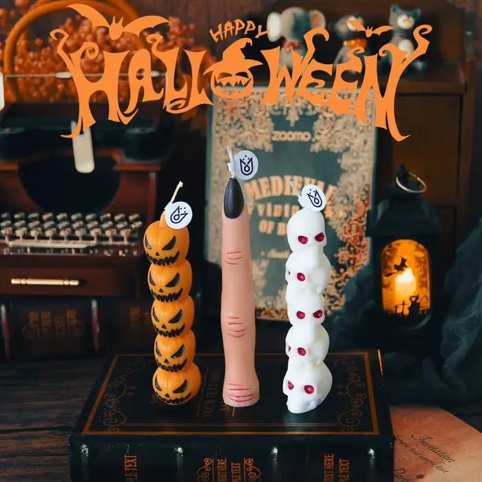 Bougies d'aromathérapie pour Halloween