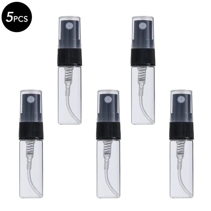 Mini bouteilles distributrices en verre, 3ML 5ML 10ML, huile essentielle de parfum, brume Fine, Spray Portable pour femmes