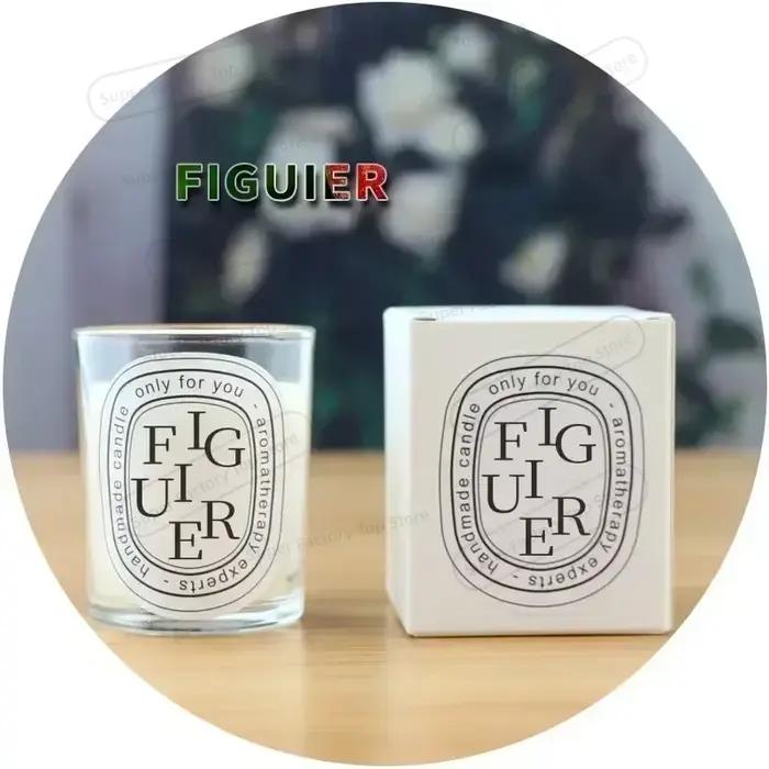 Bougie parfumée transparente romantique, cadeau lumineux, bougies aromatiques, cadeau pour invités,