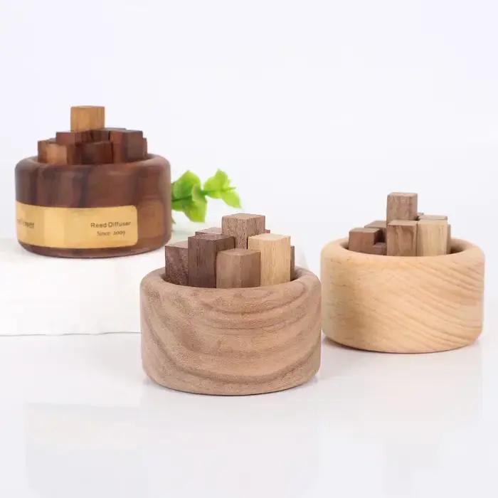 Parfum d'intérieur d'aromathérapie en bois créatif